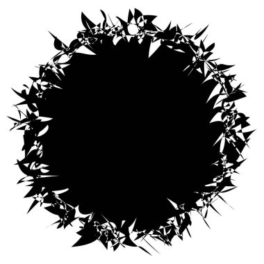 Rastgele amorf, biçimsiz şekil, element vektörü