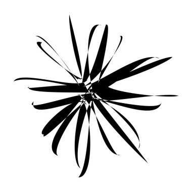 Rastgele amorf, biçimsiz şekil, element vektörü