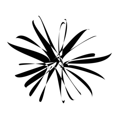 Rastgele amorf, biçimsiz şekil, element vektörü