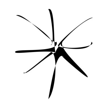 Rastgele amorf, biçimsiz şekil, element vektörü