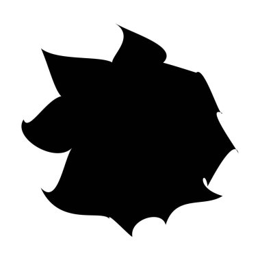 Rastgele amorf, biçimsiz şekil, element vektörü