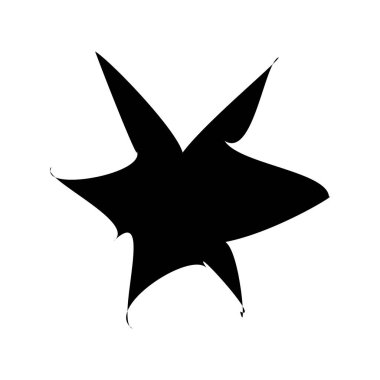 Rastgele amorf, biçimsiz şekil, element vektörü