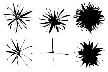 Rastgele amorf, biçimsiz şekil, element vektörü