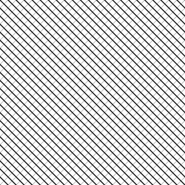 Seamless, repeatable lines grid, mesh geometric pattern, background and texture with diagonal, oblique geometry. vector illustration clipart