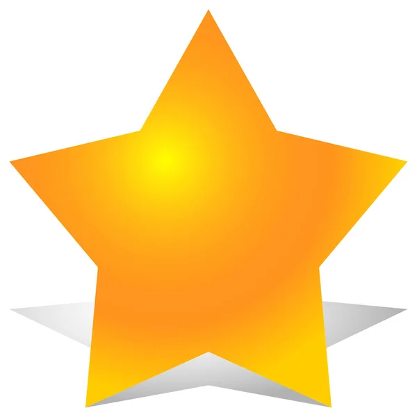 Kształt Gwiazdy Ikona Gwiazdy Nagroda Ocena Jakość Ikona Koncepcji Nagrody — Wektor stockowy