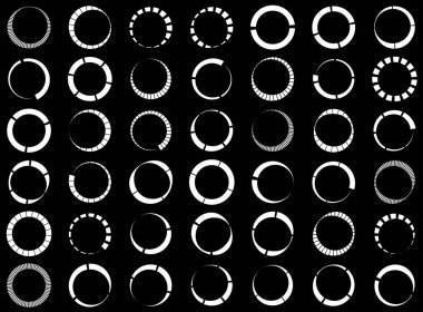 Kesik çizgiler sarmal, girdaplar ve girdaplar. Eş merkezli ve dairesel volt, sarmal vektör elementi