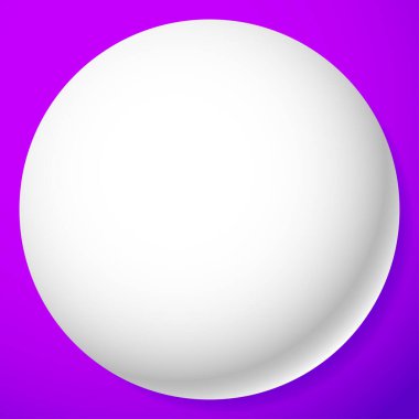 Boş, boş daire, küre ve küre düğmesi, rozet ve pin şekli tasarım elementi  