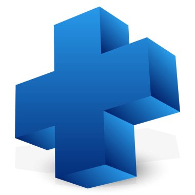 Artı, çapraz işaret. Matematik, matematik kavramları. Sembol, simge ve logo şekli ekle. Cebir, okul ve genişleme, vektör illüstrasyonunu genişletir