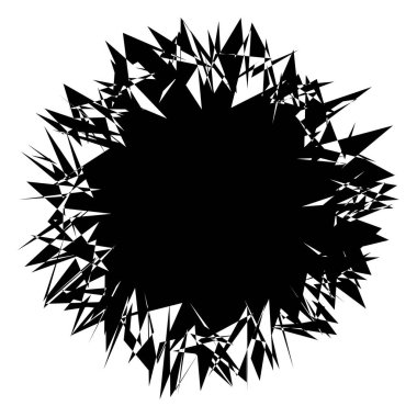 Kenarlı, geometrik rastgele amorf, biçimsiz şekil, element vektörü