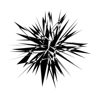 Kenarlı, geometrik rastgele amorf, biçimsiz şekil, element vektörü