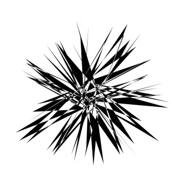 Kenarlı, geometrik rastgele amorf, biçimsiz şekil, element vektörü