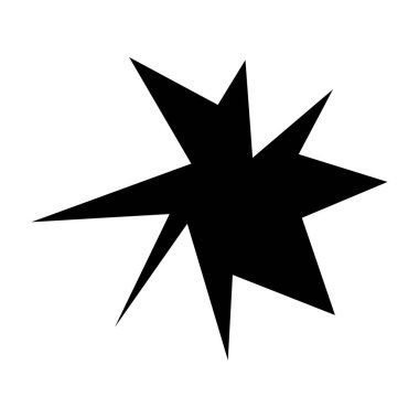 Kenarlı, geometrik rastgele amorf, biçimsiz şekil, element vektörü