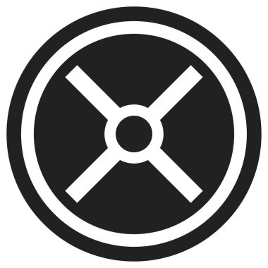 Çapraz saç, reticle, hedef simge, sembol ve logo. Doğruluk, hassasiyet, odaklanma konsepti çizimi