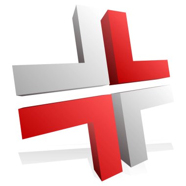 Çapraz saç, reticle, hedef simge, sembol ve logo. Doğruluk, hassasiyet, odaklanma konsepti çizimi