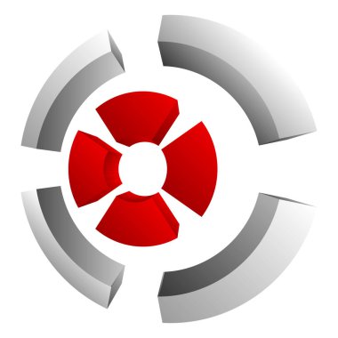 Çapraz saç, reticle, hedef simge, sembol ve logo. Doğruluk, hassasiyet, odaklanma konsepti çizimi