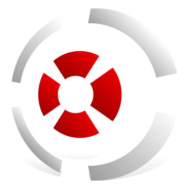 Çapraz saç, reticle, hedef simge, sembol ve logo. Doğruluk, hassasiyet, odaklanma konsepti çizimi