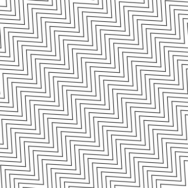 Dalgalı, dalgalı, çapraz, zig-zag Çizgileri Kusursuz Desen, Arkaplan Vektörü Resimleri