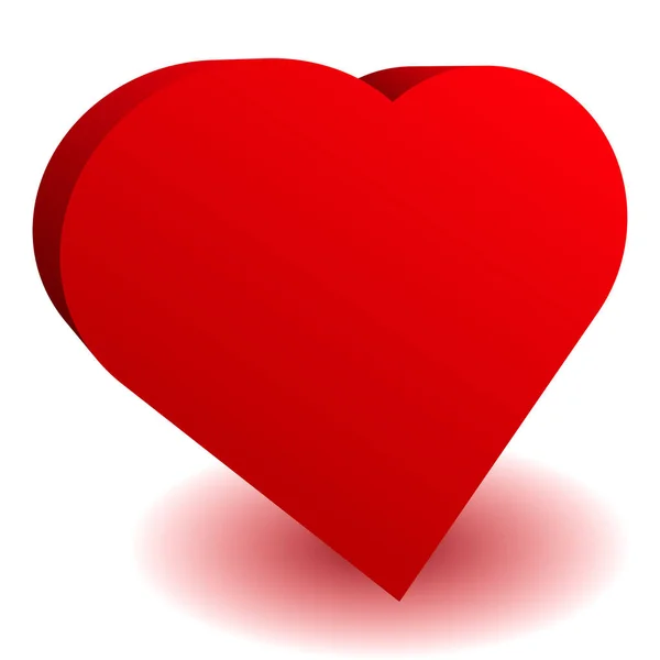 Heart Shape Affection Love Fondness Icon Logo — Stock Vector