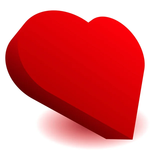 Heart Shape Affection Love Fondness Icon Logo — Stock Vector