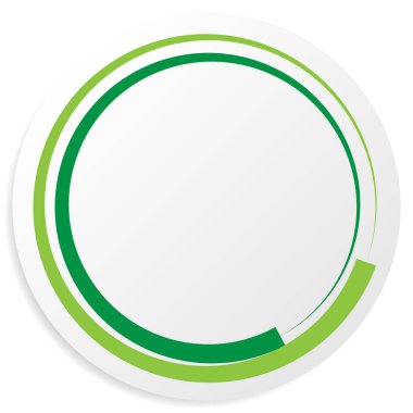 Boş ve boş daire şekli, daire tasarım elementi. Dairesel çerçeve, telif uzayı sınırı