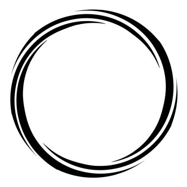 Döngüsel daire, sarmal, volta elementi. Döndürme, santrifüj ve dönme etkisiyle eş merkezli şekil. Döndürme, döndürme ve döndürme vektör illüstrasyonu