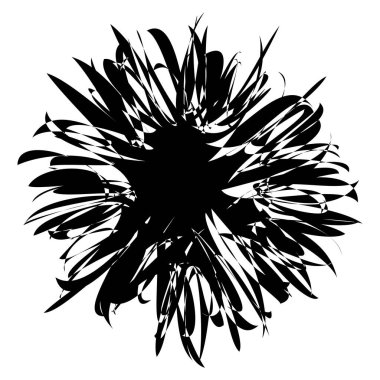 Rastgele amorf, biçimsiz şekil, element vektörü