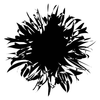 Rastgele amorf, biçimsiz şekil, element vektörü