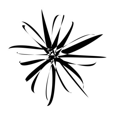 Rastgele amorf, biçimsiz şekil, element vektörü