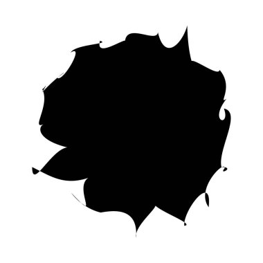 Rastgele amorf, biçimsiz şekil, element vektörü