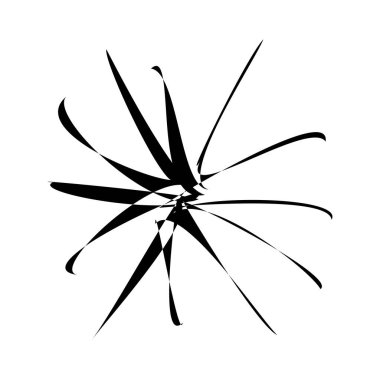 Rastgele amorf, biçimsiz şekil, element vektörü