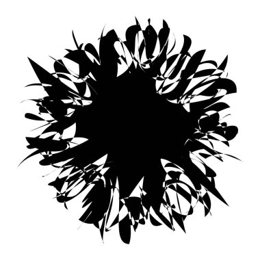 Rastgele amorf, biçimsiz şekil, element vektörü