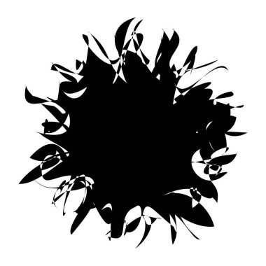 Rastgele amorf, biçimsiz şekil, element vektörü