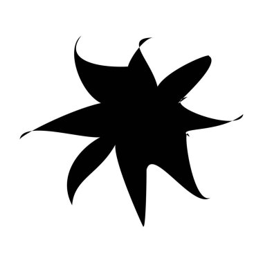 Rastgele amorf, biçimsiz şekil, element vektörü