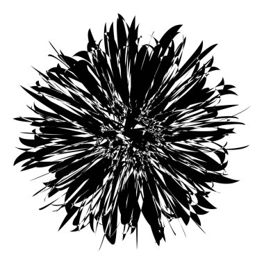 Rastgele amorf, biçimsiz şekil, element vektörü