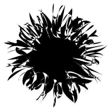 Rastgele amorf, biçimsiz şekil, element vektörü