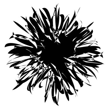 Rastgele amorf, biçimsiz şekil, element vektörü