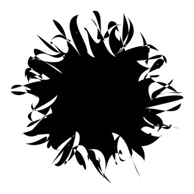 Rastgele amorf, biçimsiz şekil, element vektörü