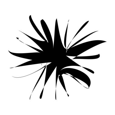 Rastgele amorf, biçimsiz şekil, element vektörü