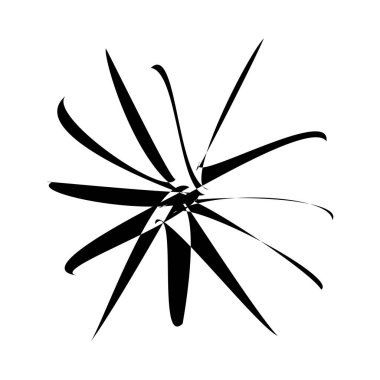 Rastgele amorf, biçimsiz şekil, element vektörü