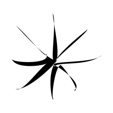 Rastgele amorf, biçimsiz şekil, element vektörü