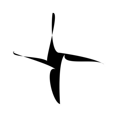 Rastgele amorf, biçimsiz şekil, element vektörü