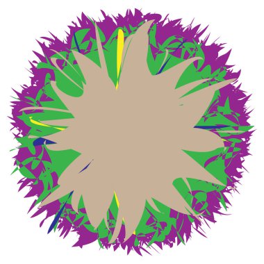 Rastgele amorf, biçimsiz renkli şekil, element vektörü