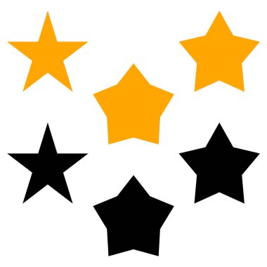 Yıldız şekli, yıldız ikonu. Ödül, derecelendirme, kalite, ödül konsepti simgesi