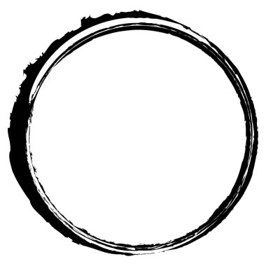 Huysuz daire damlası, lekeli vektör illüstrasyonu