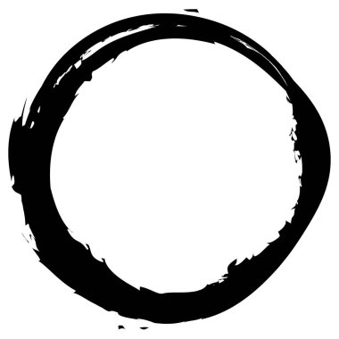 Huysuz daire damlası, lekeli vektör illüstrasyonu