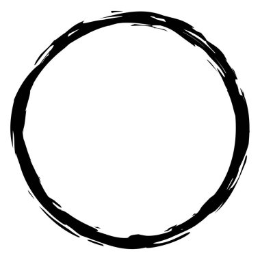 Huysuz daire damlası, lekeli vektör illüstrasyonu