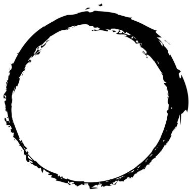 Huysuz daire damlası, lekeli vektör illüstrasyonu