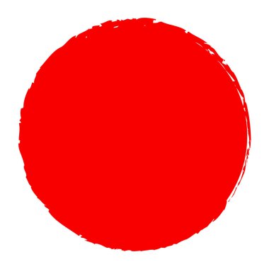 Huysuz daire damlası, lekeli vektör illüstrasyonu