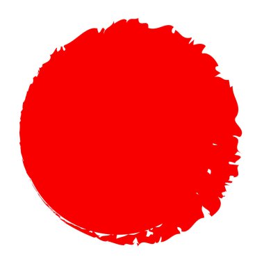 Grunge çemberi kabarcığı, lekeli vektör çizimi