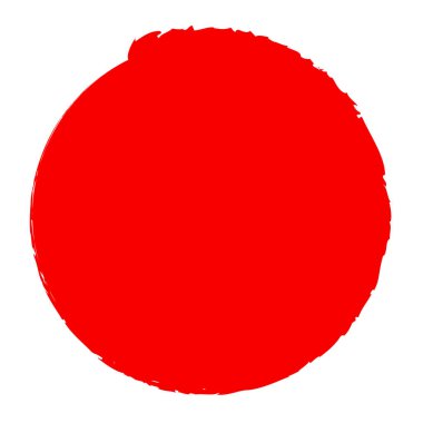 Grunge çemberi kabarcığı, lekeli vektör çizimi